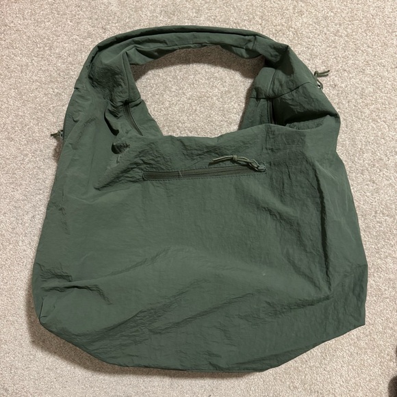 Bohemian Crescent Shoulder Bag Sage Green Lightweight Multiple Pockets-17x14x7” - Picture 2 of 6